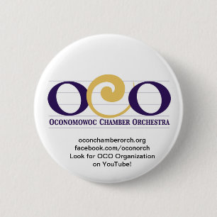 Badge Rond 5 Cm Épingle OCO - ronde