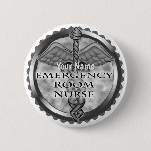 Badge Rond 5 Cm Épinglette de l'infirmière
