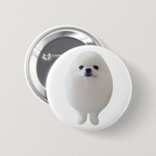 Badge Rond 5 Cm Épinglette de mème de chien d'oeuf