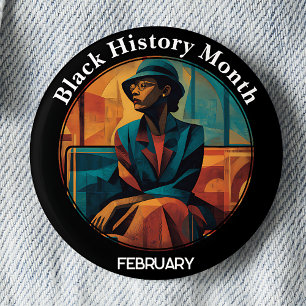 Badge Rond 5 Cm Épinglette du boycott des bus de Montgomery pour l
