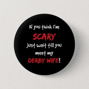 Badge Rond 5 Cm Épouse de Derby