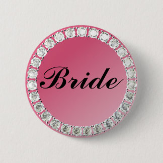 Badge Rond 5 Cm Épouse de diamant