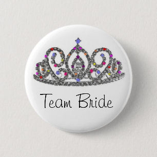 Badge Rond 5 Cm Épouse d'équipe