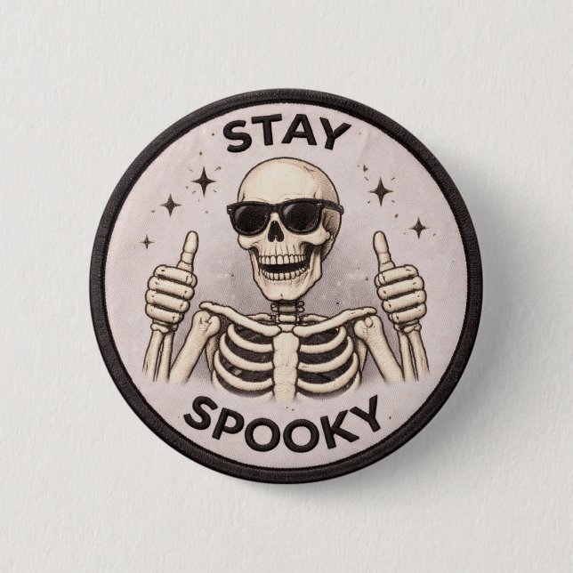 Badge Rond 5 Cm Épouvantable (Devant)