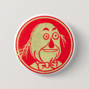 Badge Rond 5 Cm Épouvantail, magicien d'Oz