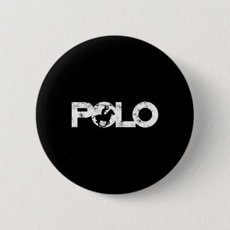 Badge Rond 5 Cm Equestre - Sport - Mallet Polo équitation
