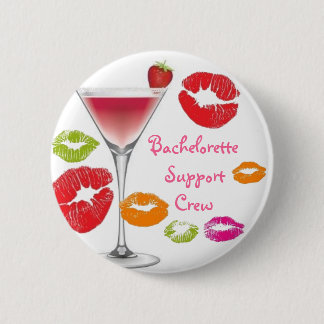 Badge Rond 5 Cm Équipage de soutien de Bachelorette