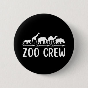 Badge Rond 5 Cm Équipage Zoo