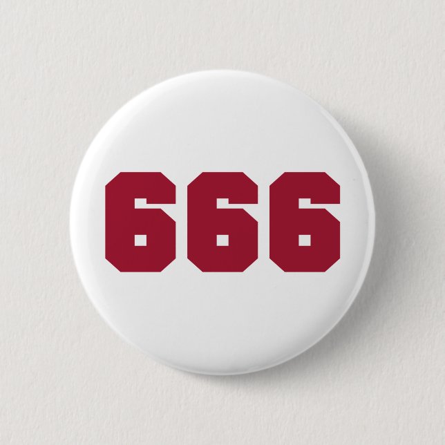 Badge Rond 5 Cm Équipe 666 (Devant)