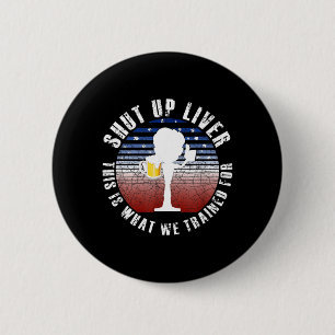 Badge Rond 5 Cm Équipe américaine de boisson de bière drôle jour c