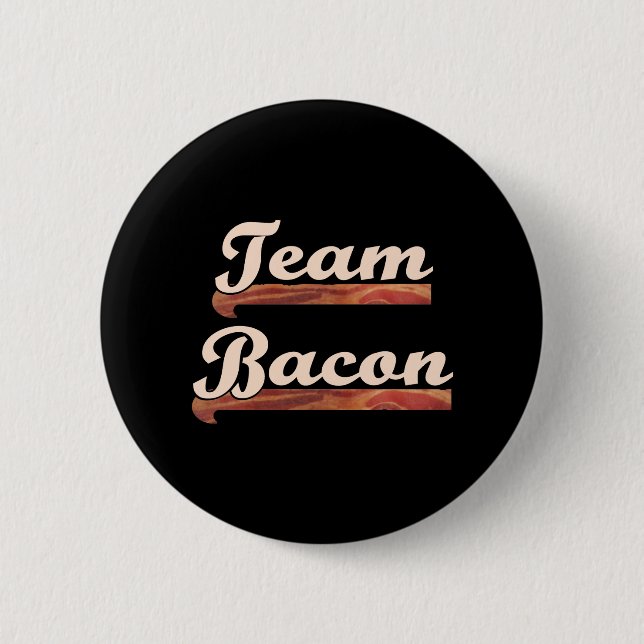 Badge Rond 5 Cm Équipe Bacon (Devant)
