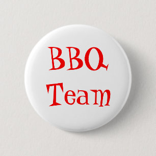 Badge Rond 5 Cm Équipe BBQ Épingle