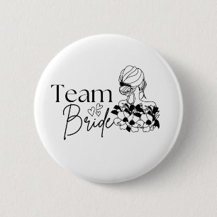 Badge Rond 5 Cm Équipe Bride