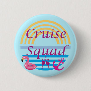 Badge Rond 5 Cm Équipe de croisière