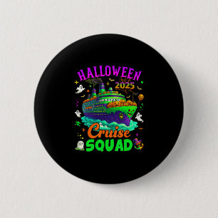 Badge Rond 5 Cm Équipe de croisière Halloween 2025 Croisière en ba
