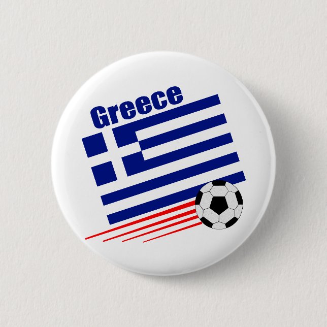 Badge Rond 5 Cm Équipe de football grecque (Devant)