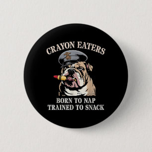 Badge Rond 5 Cm Équipe de friandises nées pour faire la sieste man