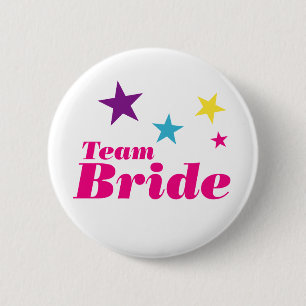 Badge Rond 5 Cm Équipe de mariée