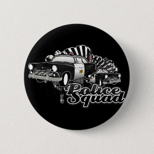 Badge Rond 5 Cm Équipe de police