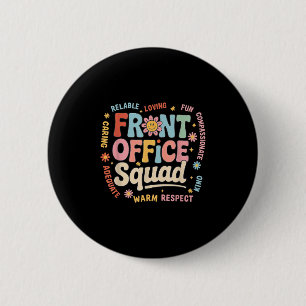 Badge Rond 5 Cm Équipe de réception colorée Appréciation Quot