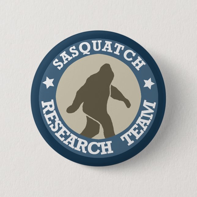Badge Rond 5 Cm Équipe de recherche de Sasquatch (Devant)
