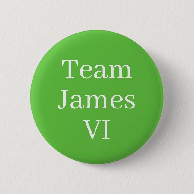 Badge Rond 5 Cm Équipe d'Écosse James VI (Devant)