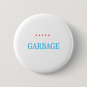 Badge Rond 5 Cm Équipe Garbage 2024 Trump élections américaines