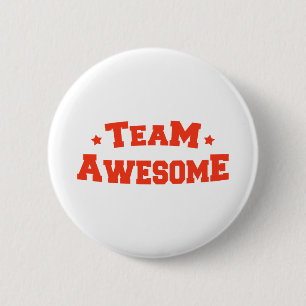 Badge Rond 5 Cm Équipe impressionnante