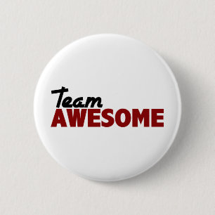 Badge Rond 5 Cm Équipe impressionnante