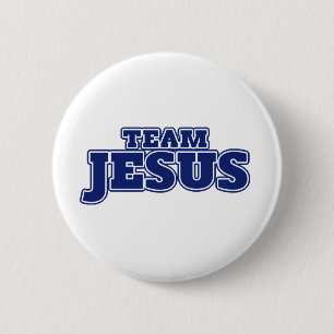 Badge Rond 5 Cm Équipe Jésus