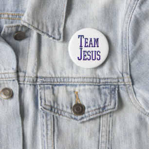 Badge Rond 5 Cm Équipe Jésus