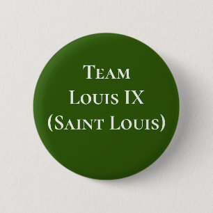 Badge Rond 5 Cm Équipe Louis IX (Saint Louis)