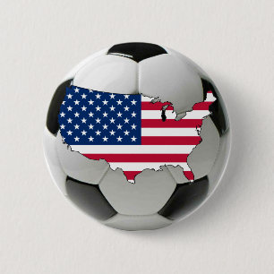 Badge Rond 5 Cm Équipe nationale des Etats-Unis