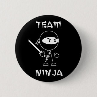 Badge Rond 5 Cm Équipe Ninja