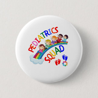 Badge Rond 5 Cm Équipe pédiatrique - Cadeaux pédiatriques pédiatri