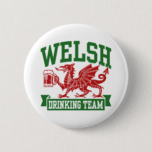 Badge Rond 5 Cm Équipe Welsh