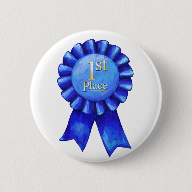 Badge Rond 5 Cm ęr Placez le bouton de ruban (Devant)