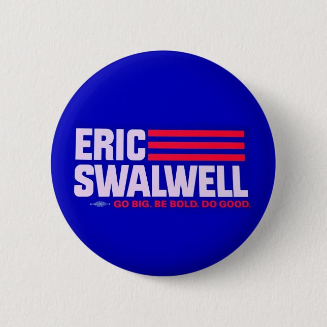 Badge Rond 5 Cm Éric Swalwell 2020 (Devant)