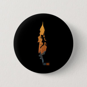 Badge Rond 5 Cm Escalade - Escalade de roche de haute volée Boulde