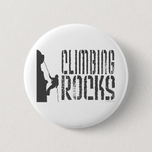 Badge Rond 5 Cm Escalade Rocks