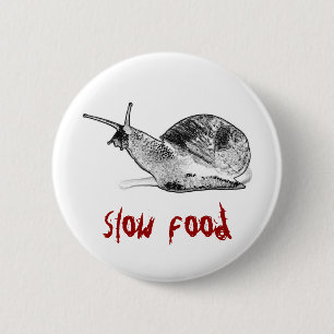 Badge Rond 5 Cm escargot