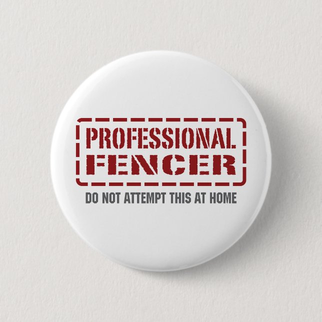 Badge Rond 5 Cm Escrimeur professionnel (Devant)