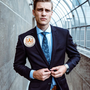 Badge Rond 5 Cm Espérance de changement Sensibilisation à la sclér