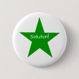 Badge Rond 5 Cm Espéranto : Saluton