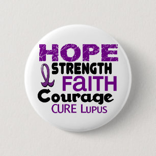 Badge Rond 5 Cm ESPOIR 3 de lupus
