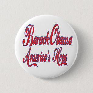 Badge Rond 5 Cm Espoir de Barack Obama Amérique