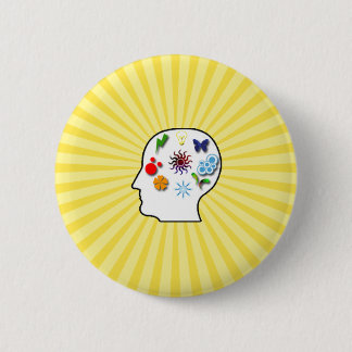 Badge Rond 5 Cm Esprit créatif