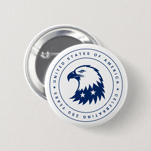Badge Rond 5 Cm Esprit d'Aigle