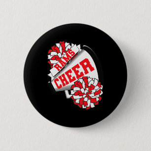 Badge Rond 5 Cm Esprit de cheerleading Rams Cheer Ck à l'école R