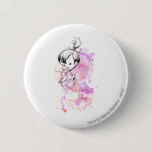 Badge Rond 5 Cm Esquisse d'aquarelle PEBBLES™
